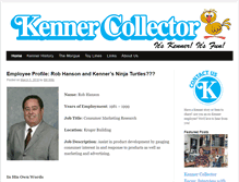 Tablet Screenshot of kennercollector.com